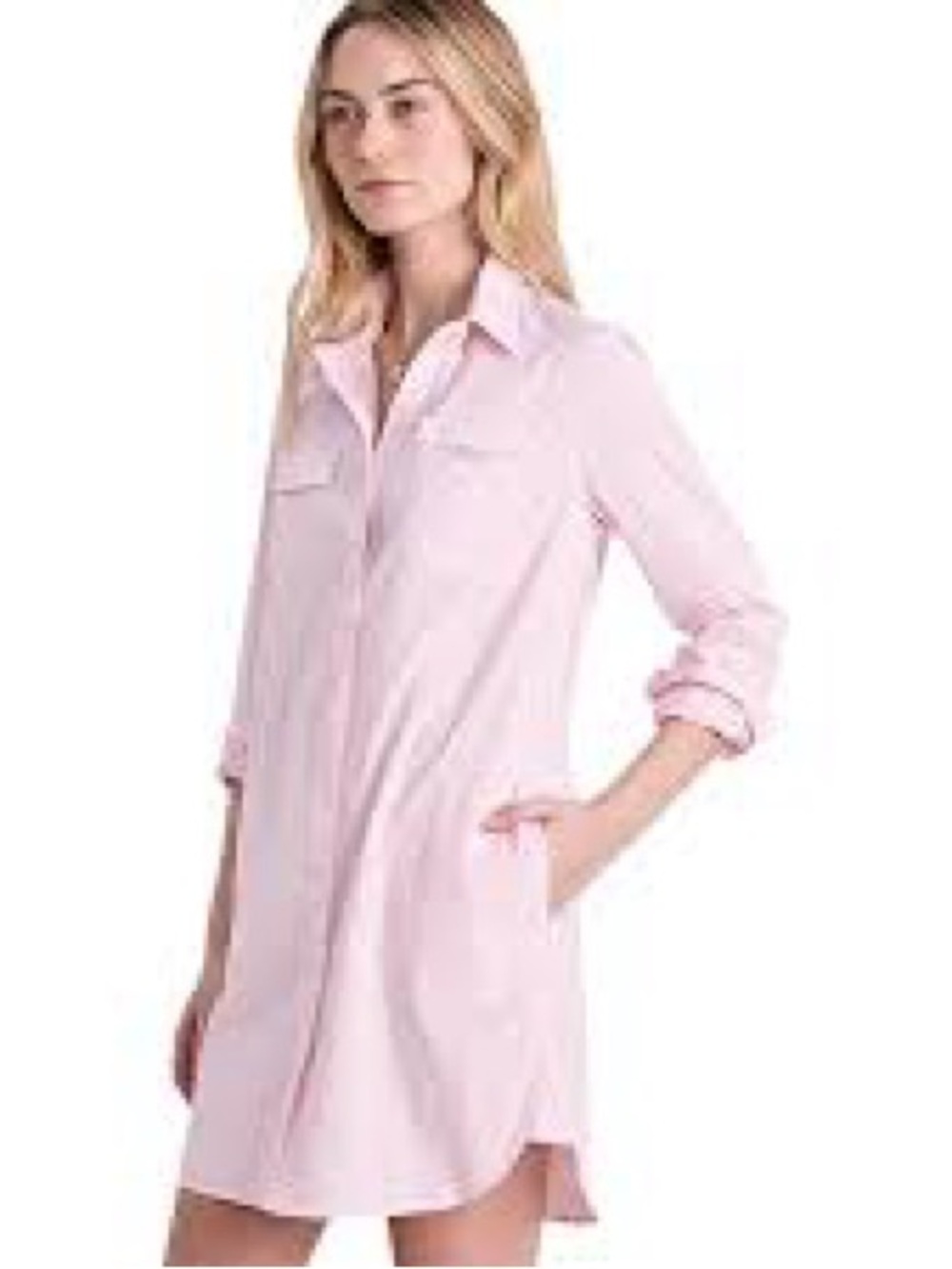 Vineyard Vines Pink and White Striped Swim Coverup